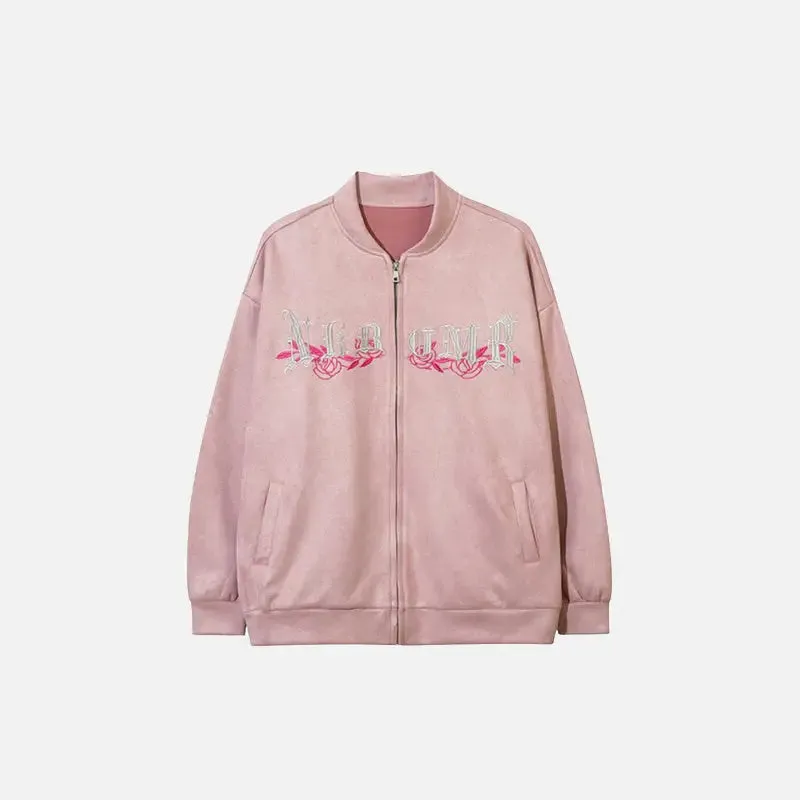 Y2K Chic Loose Zipped Jacket for Trendy Streetwear Style