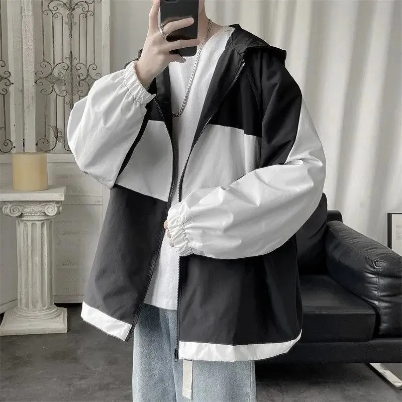 Y2K Hooded Windbreaker Jacket for All Seasons