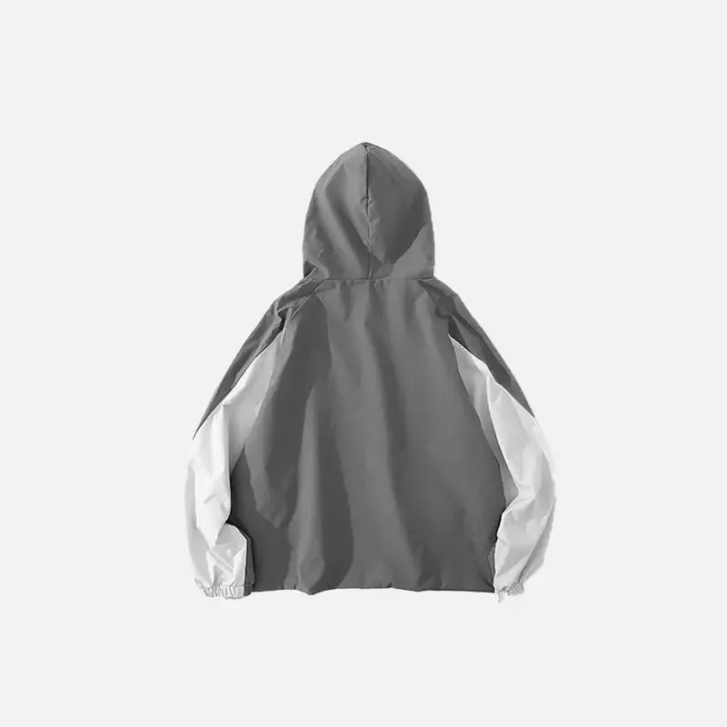 Y2K Hooded Windbreaker Jacket for All Seasons