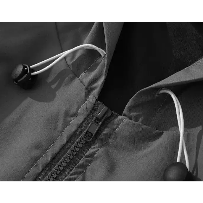 Y2K Hooded Windbreaker Jacket for All Seasons