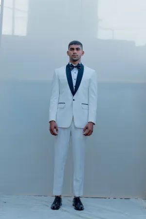 Yin- White Tuxedo Set