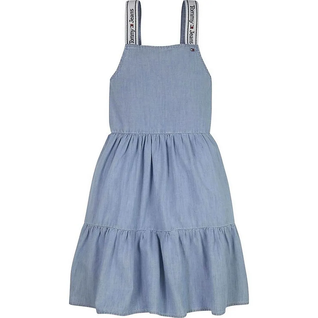 Yocell Strap Denim Dress