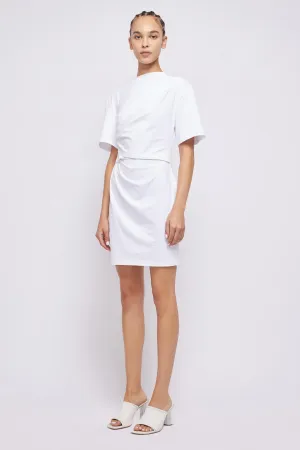 ZEUS S/S DRAPPED T-SHIRT DRESS